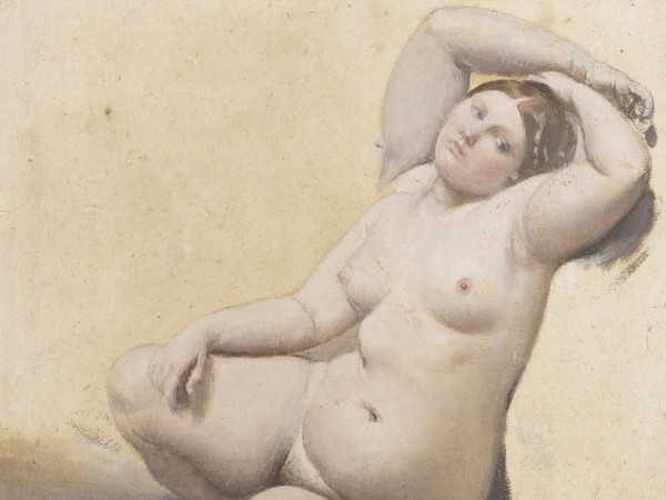 Jean Auguste Dominique Ingres, Donna con tre braccia, 1816-1859, Olio su tela, 25.9 x 24.9 cm, Musée Ingres, Montauban