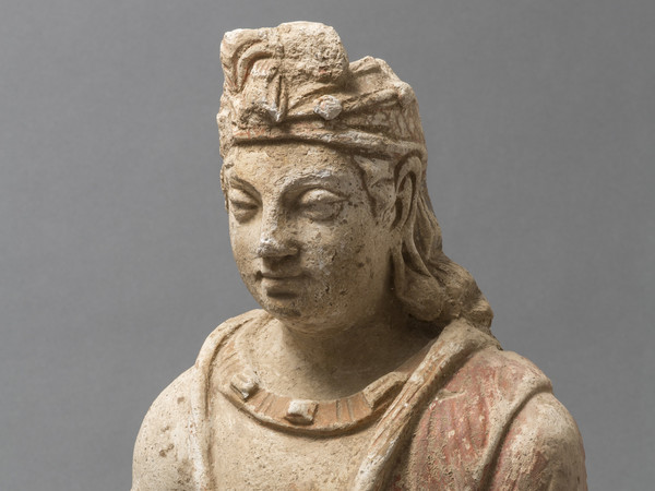 Bodhisattva Gandhara, III-IV secolo d.C., Stucco, 40.5 cm