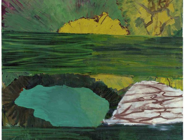 Per Kirkeby, Verkostung, 1999, Olio su tela, 150x200 cm | Courtesy of Galerie Michael Werner, Märkisch Wilmersdorf