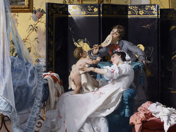 Luigi Busi, Gioie materne, Collezione Italo Segalini