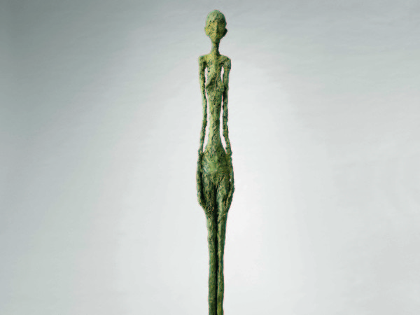 Alberto Giacometti, Grande femme I, 1960. Bronzo, 270 x 35 x 53 cm. Collection Fondation Aimé et Marguerite Maeght, Saint-Paul de Vence (France) Photos Claude Germain – Archives Fondation Maeght, Saint-Paul de Vence (France) AGD 1456 © Alberto Giacometti Estate / by SIAE in Italy, 2014