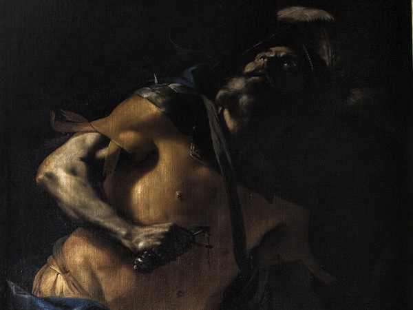 Mattia Preti, Catone. Collezione privata, olio su tela, cm 210 x 117