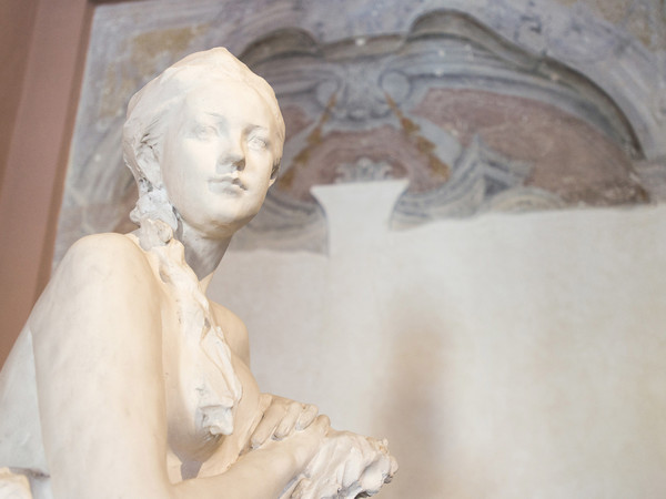 Paolo Troubetzkoy, Elin Troubetzkoy nuda, Databile intorno al 1910-1911, Gesso non patinato, 122 x 94 x 95 cm | Courtesy of Museo del Paesaggio di Verbania | Foto: Francesco Lillo 2016