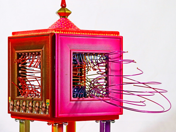 Rudy van der Velde, FRANCESCO BONAMI “Italian Art”: Magic Box, 2015, 39 x 32.5 x 46 cm | Courtesy of Rudy van der Velde