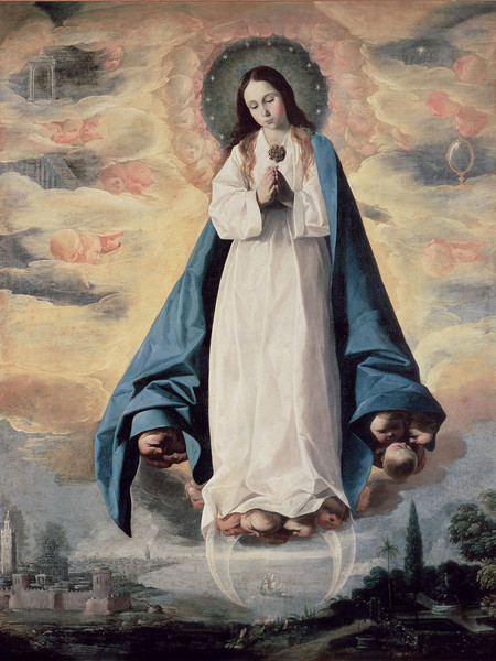 Francisco de Zurbarán, Immacolata Concezione, c. 1635, Olio su tela, cm 178 x 138. Sigüenza, Museo Diocesano