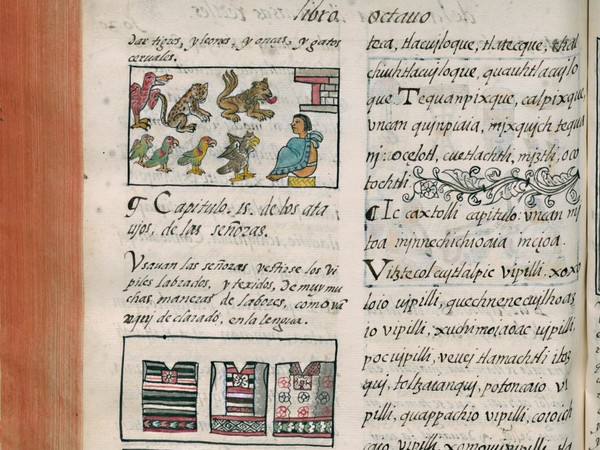 Bernardino de Sahagún, Historia general de las cosas de Nueva España America Centrale, Città del Messico, sec. XVI, (1575 -1577), Biblioteca Mediceo Laurenziana, Firenze.