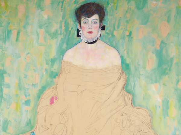 Gustav Klimt, Amalie Zuckerkandl, 1917-1918, Olio su tela, 128 × 128 cm, Belvedere, Vienna | © Belvedere, Vienna | Foto: Johannes Stoll