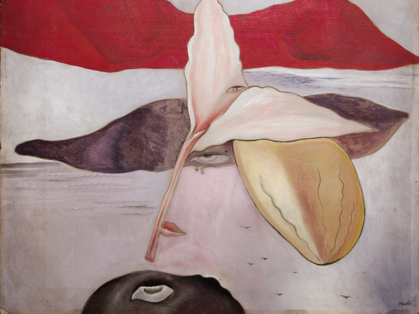 Alberto Martini, Mètempsycose plastique, 1930, Olio su cartone, 60 x 73,2 cm, Collezione privata | © Matteo Zarbo