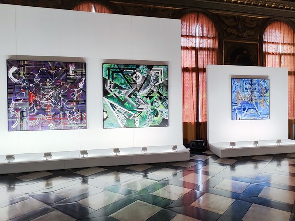 Rita Sabo, Sacred Planet exhibition at Biblioteca Nazionale Marciana, Venezia | Courtesy © Marco Ferri & RS Art Gmbh