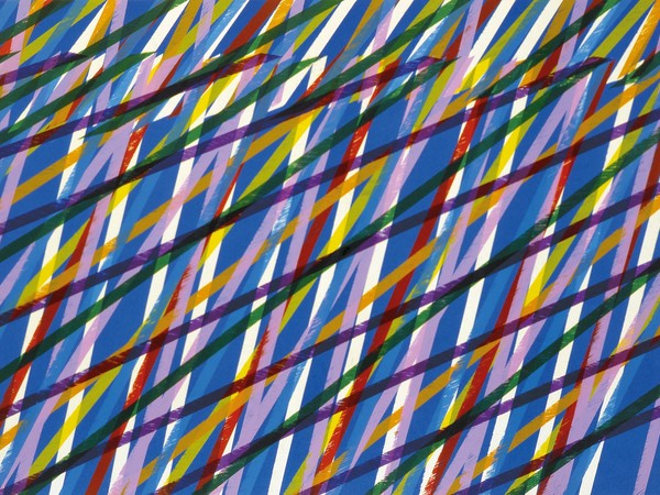 Piero Dorazio, Senza titolo, 1988. Serigrafia 