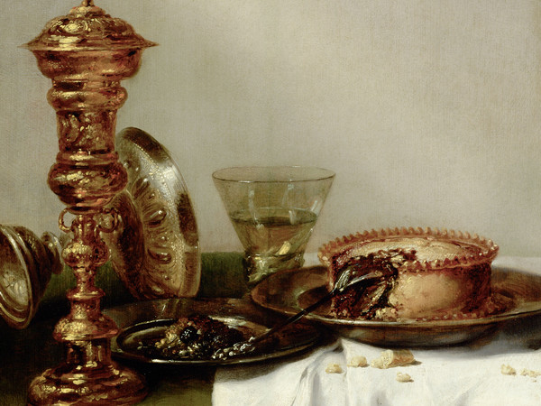 Willem Claesz Heda, Tavola imbandita, Datato 1634, Olio su tavola, 48.9 x 60.5 cm | Courtesy KHM-Museumsverband