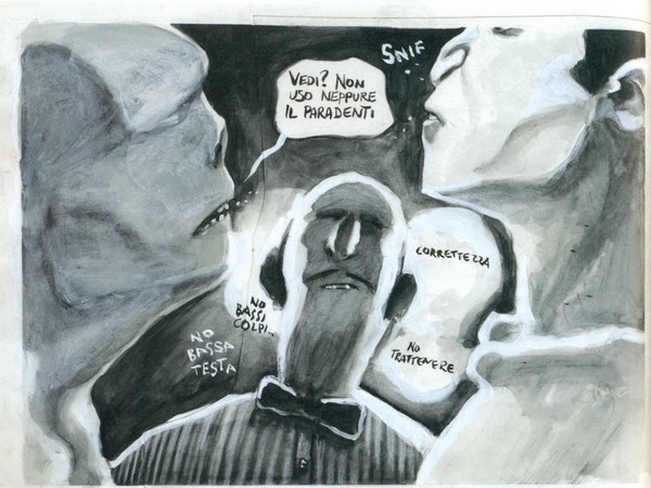 GIPI, Il pugile, 1998. © Gipi