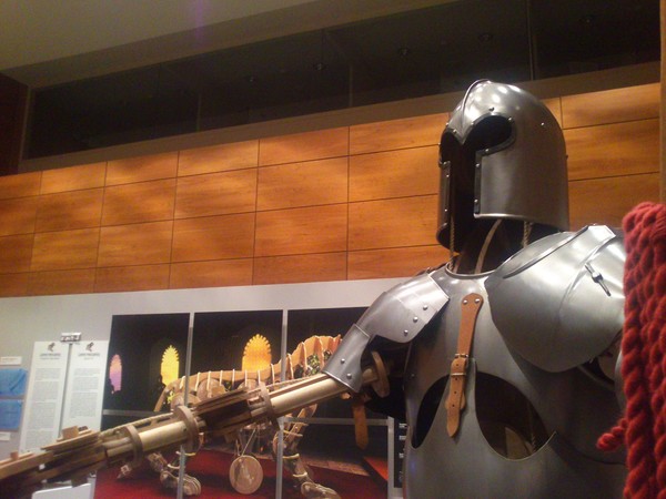 Leonardo Da Vinci. Particolare della ricostruzione de “Il Robot – Soldato Meccanico” contenuto nel Codice Altlantico (Biblioteca Ambrosiana, 1497)