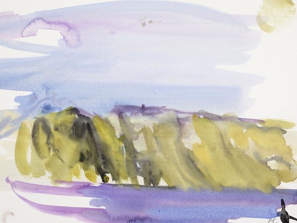 Per Kirkeby, Senza titolo (Groenlandia), 2011, Gouache su carta, 28x21 cm | Courtesy of Bo Bjerggaard Galleri, Copenaghen