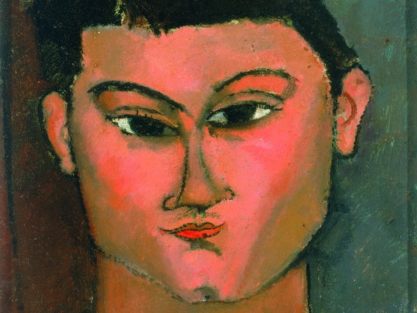 Amedeo Modigliani, Moïse Kisling, 1915, Olio su tela, 29 x 37 cm, Milano, Pinacoteca di Brera | Courtesy of Palazzo Ducale, Genova 2017 © Laboratorio fotoradiografico della Pinacoteca di Brera