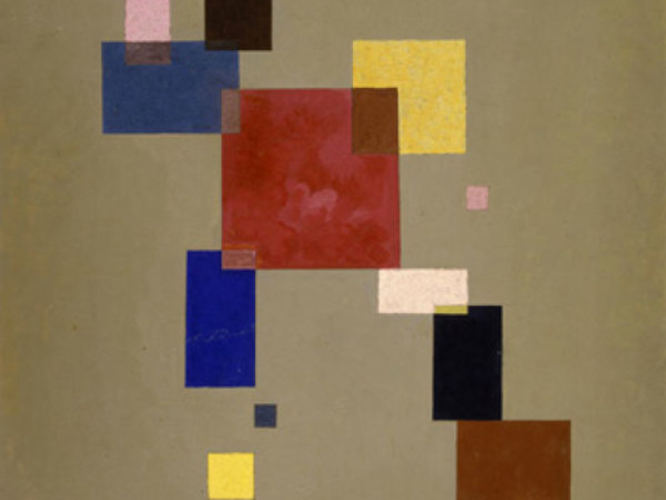 Vassily Kandinsky, Rechtecke (Tredici rettangoli), 1930. Olio su cartone, cm 69,5 x 59,5. Lascito Nina Kandinsky, 1981. © Centre Pompidou, MNAM?CCI / Service de la documentation photographique du MNAM / Dist. RMN? GP © Vassily Kandinsky by SIAE 2013