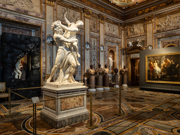 Installation view, METAMORFOSI, Ovidio e le arti, Galleria Borghese, Roma I Ph. A. Novelli
