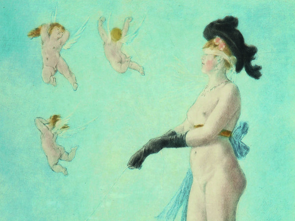 Félicien Rops, Pornokratès, 1878, Cera molle a colori, 490 x 320 mm, Morlanwelz, Musée Royal de Mariemont | © Musée royal de Mariemont / foto M. Lechien
