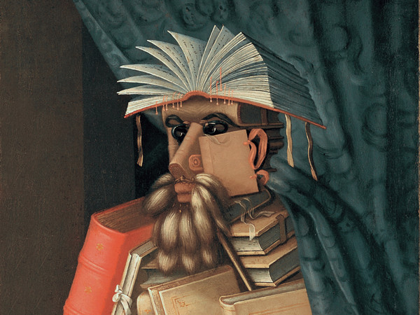 Giuseppe Arcimboldo (copia da), Il Bibliotecario, Olio su tela, 71 x 97 cm, Svezia, Castello di Skokloster