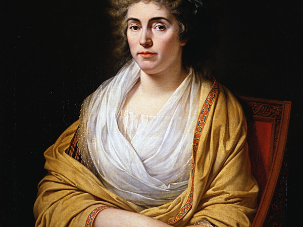 Francois-Xavier Fabre. Recto: Ritratto di Luisa di Stolberg, contessa d’Albany. Galleria degli Uffizi