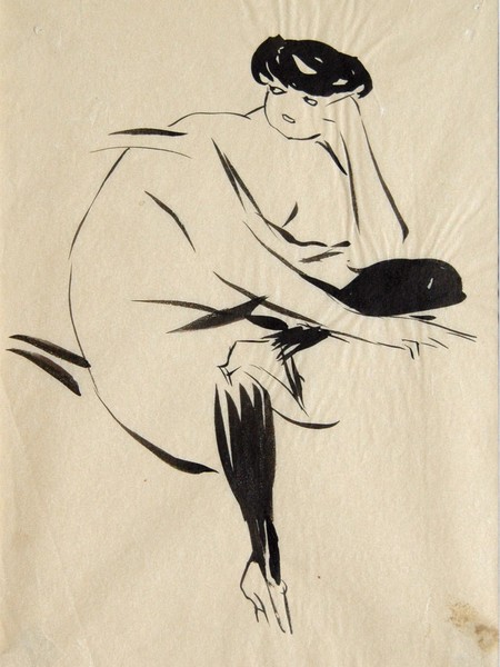 Ugo Valeri, La modella