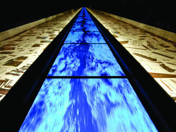 Fabrizio Plessi, Liquid Life. Installazione a Ca' d'Oro, Venezia