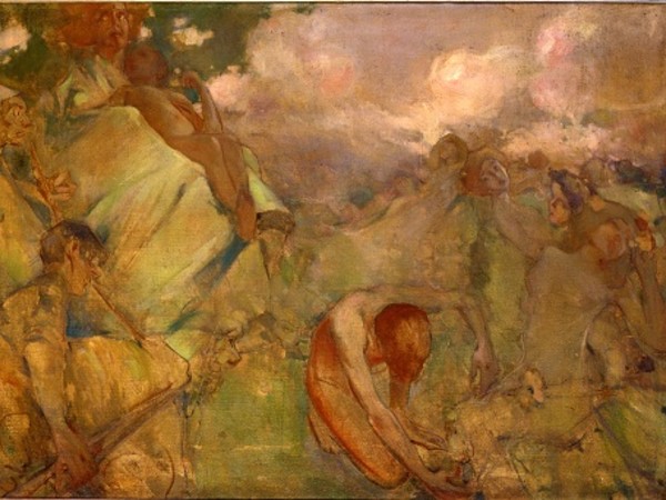Ugo Valeri, Primavera, 1907, Olio su tela, Venezia, Galleria Internazionale d’Arte Moderna di Ca’ Pesaro Fondazione Musei Civici di Venezia 