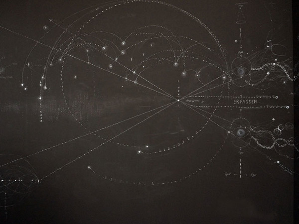 NikolausGansterer, My private Leitkultur, parkhausprojects, Berlin, 2011. Material: chalk on blackboard. Dimensions: variable. Courtesy: the artist