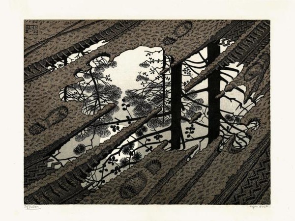 Maurits Cornelis Escher. Escher, Chiostro del Bramante, Roma