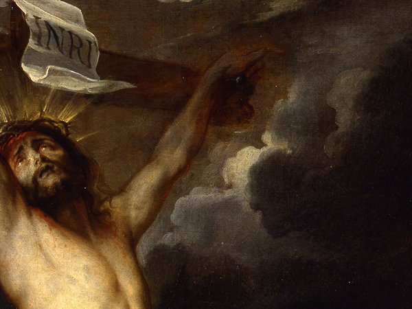Antoon van Dyck, Cristo Crocifisso (part.), olio su tela, 124x93 cm. Musei Nazionali di Genova - Palazzo Reale Antoon van Dyck, Cristo Crocifisso (part.), olio su tela, 124x93 cm. Musei Nazionali di Genova - Palazzo Reale