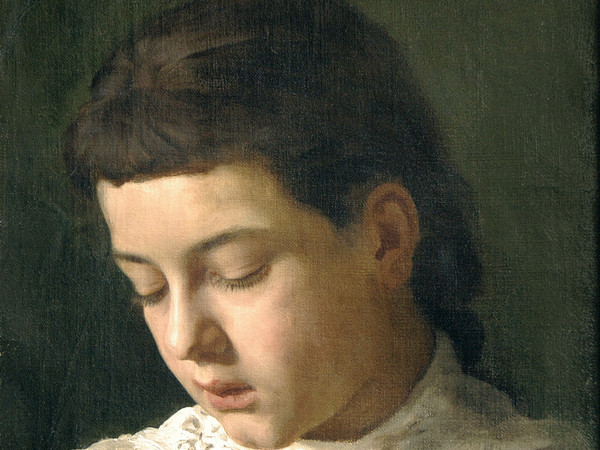 Gustav Klimt, Ritratto di bambina, 1880. Olio su tela, cm 43 x 30. Collezione privata © Alfred Weidinger