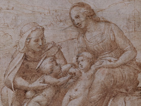 Raffaello Sanzio, La Vergine il Bambino con Santa Elisabetta e l'Infante San Giovanni | © Her Majesty Queen Elizabeth II 2020 / Bridgeman Images