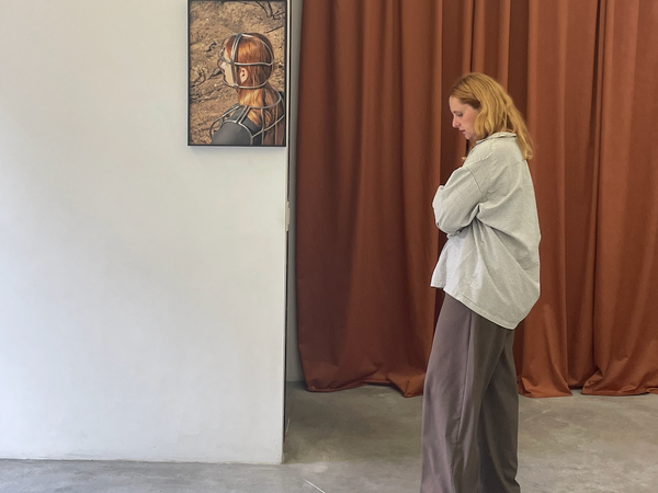 Nona Inescu. Reliquiae, Galleria Doris Ghetta, Milano. Installation view with the Artist