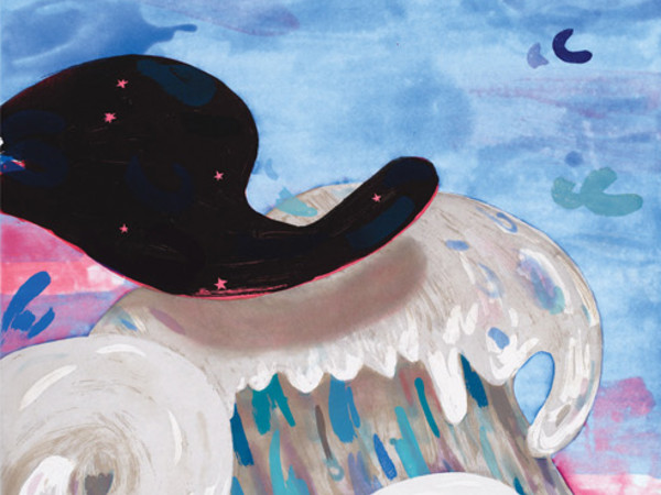 Untitled (LO426), (2010) Laura Owens, courtesy (c) Crown Point Press - Art Basel in Miami Beach 2013