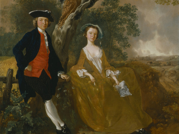 Thomas Gainsborough, Coppia in un paesaggio, circa 1753, olio su tela, 76,2 x 67 cm