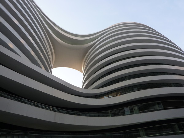 Zaha Hadid: Galaxy Soho, Beijing | Photo by Bjarke Liboriussen via Flickr