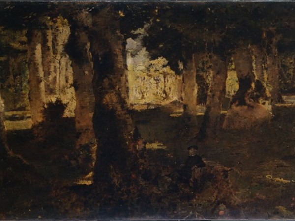 Eugenio Prati, Solitudine, 1889, Olio su tela, Rovereto, Mart - Museo di arte moderna e contemporanea di Trento e Rovereto, Provincia Autonoma di Trento 