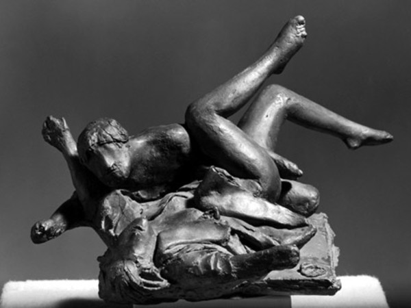Giacomo Manzù, Amanti, bronzo, 1967