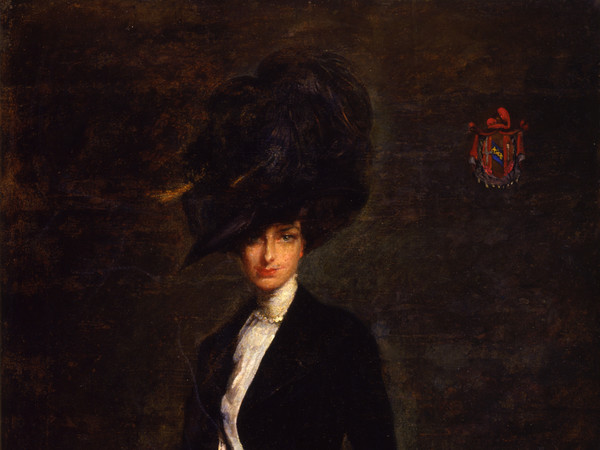 Lino Selvatico, La contessa Anna Morosini, 1908, Olio su tela, 228 x 119 cm, Ca' Pesaro, Galleria Internazionale d'Arte Moderna | 