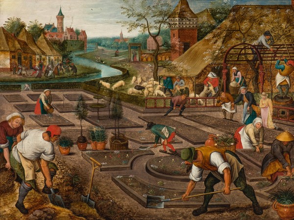 Pieter Bruegel il giovane, Primavera, 1522-26, olio su tavola