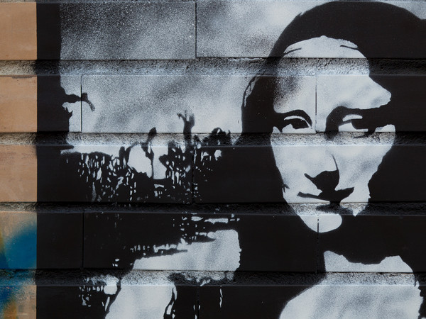 Blek le Rat, The Man Who Walks Through Walls, Wunderkammern, Roma, 2015. Photo by © Blind Eye Factory