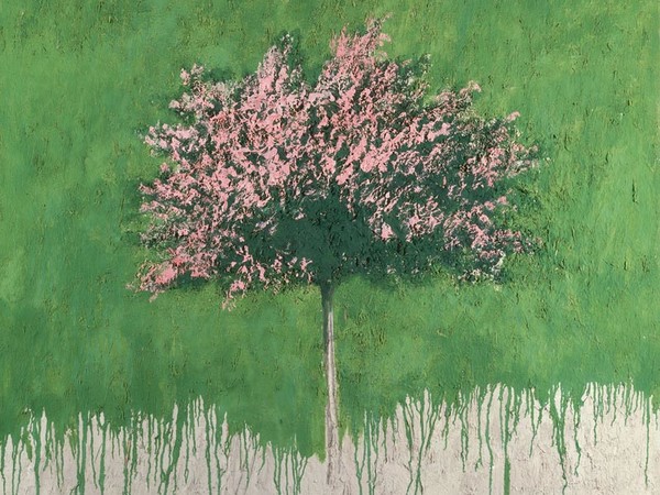 Carlo Mattioli, Paesaggio, 1980, Olio su tela, 120 x 150 cm, Collezione privata | Courtesy of Labirinto della Masone, Fontanello, Parma