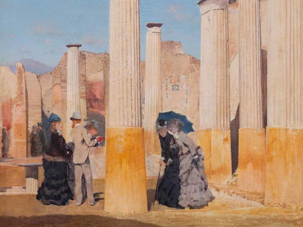 Giuseppe De Nittis, Il Foro di Pompei, 1875, Olio su tela | Courtesy of Società di Belle Arti, Viareggio