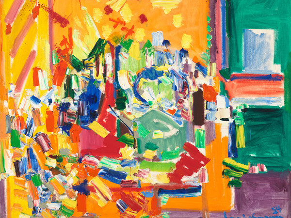 Hans Hofmann, Orchestral Dominance in Yellow, 1954. Olio su tela, 122,2 x 152,7 cm