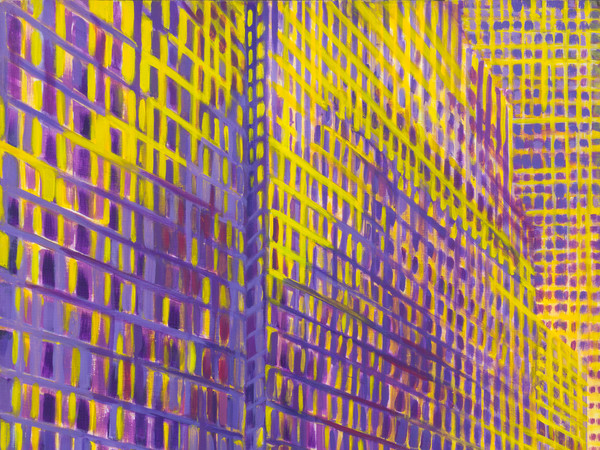 Titina Maselli, Notte a New York, 1962-63, Olio su tela, 81 x 100 cm, Galleria Massimo Minini di Brescia | Courtesy of Galleria Massimo Minini, Brescia | Foto: Gilberti Petrò