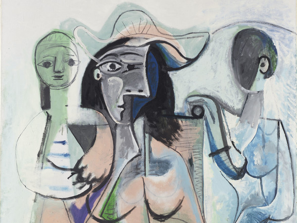 Pablo Picasso, Donna e bambine, 1961, Olio su tela, 113.7 x 146 cm, Philadelphia Museum of Art, Donazione di Mrs. John Wintersteen, 1964