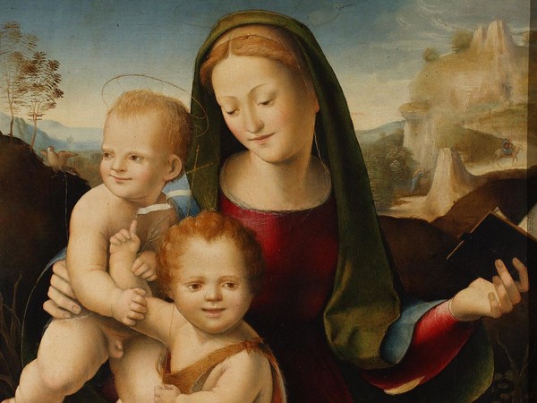 Alessandro Casolani, Santa Famiglia con San Giovannino e Santa Caterina d'Alessandria