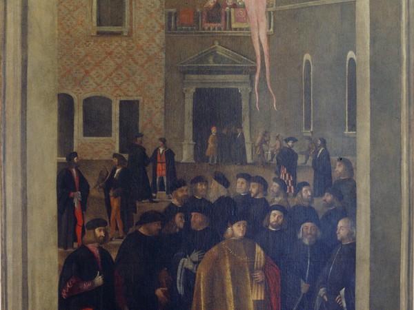 Vittore Carpaccio, L'ingresso del Podesta' Contarini a Capodistria, Trieste, Museo Civico Sartorio