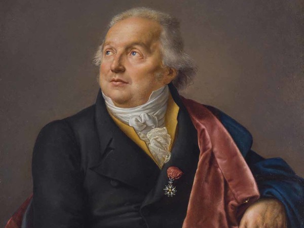 Jean-Baptiste Wicar, Ritratto di Giuseppe Valadier, 1827-1828, Olio su tela, 76 x 100 cm