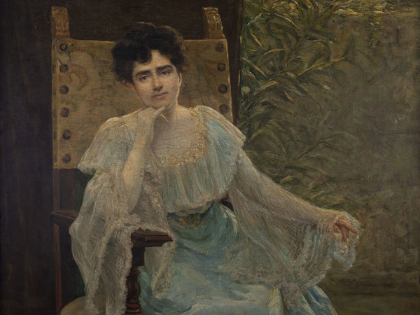 Corinna Modigliani, Ritratto di Olga, 1915, olio su tela (Collezione privata)